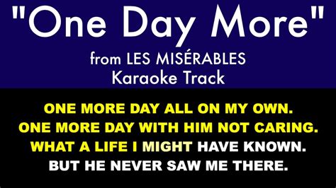 one day more lyrics.